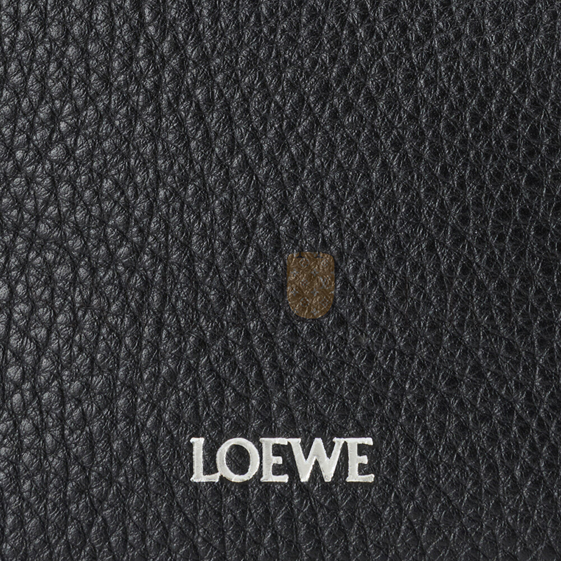 L0ew* MEDIUM PEBBLE MESSENGER BAG IN S*pPLE GRAINED CALFSKIN BANBA73X08 (23*18*9cm)
